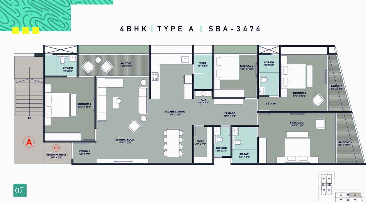 3 & 4 BHK Premium Residences